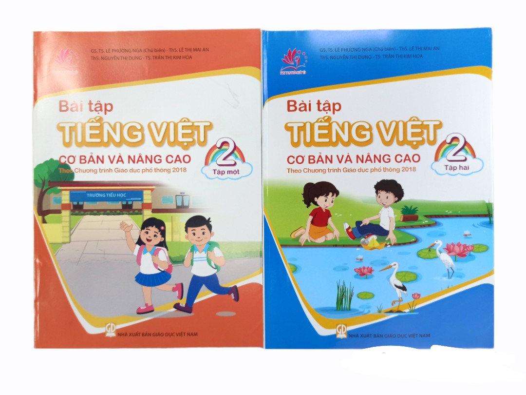 Combo Bài Tập Tiếng Việt Cơ Bản Và Nâng Cao Lớp 2 Tập 1+2 (CTM)