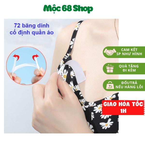 (Hàng có sẵn) 72 miếng băng dính thời trang cố định quần áo - Miếng dán chống trượt Unisex - Fashion tape