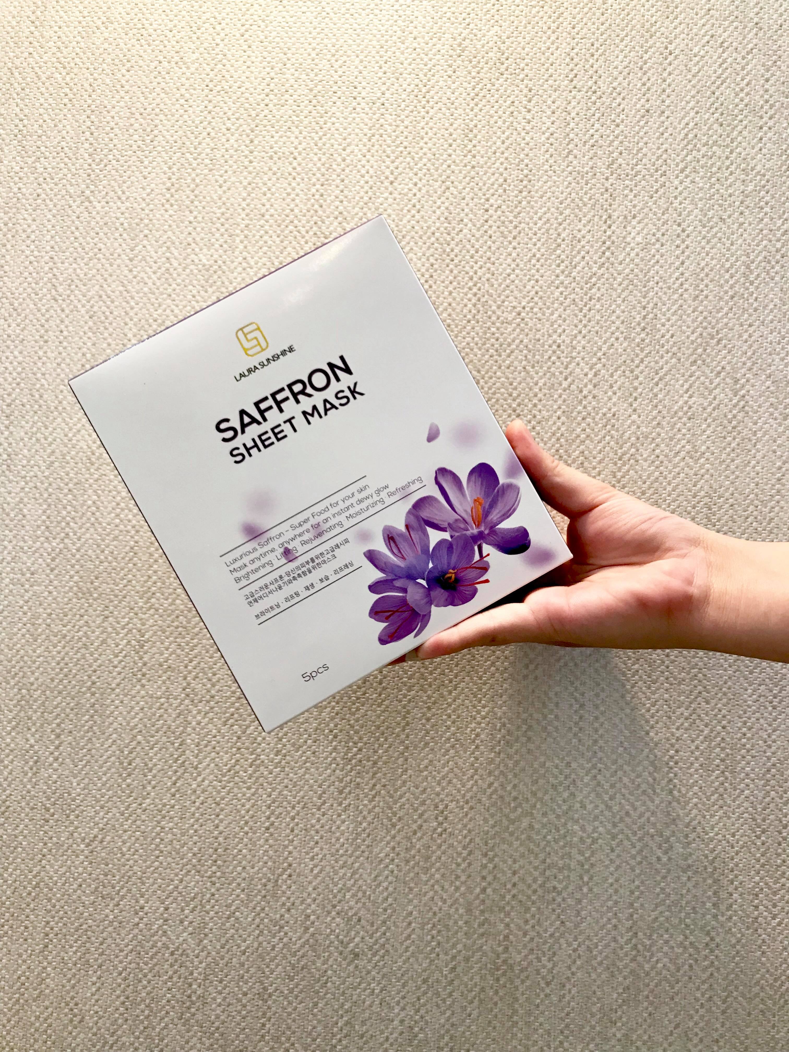 Mặt nạ  Laura Sunshine Saffron Sheet Mask (Hộp 5 cái)