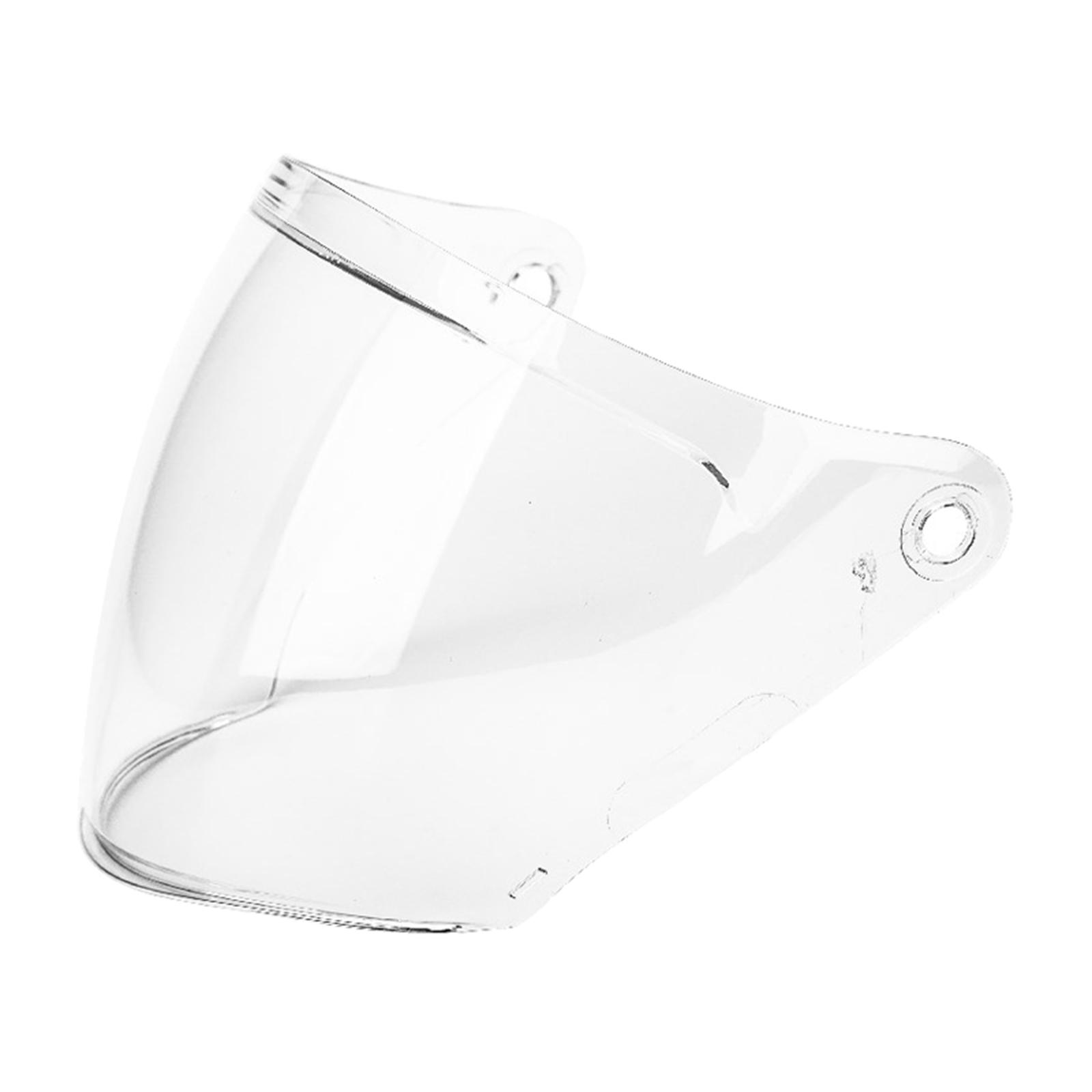 PC Open Face Motorcycle Helmets Flip Up Visor Wind Shield Lens for KYT NFJ A