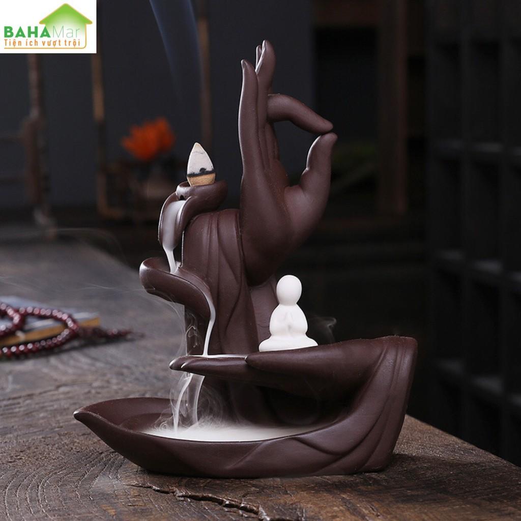 THÁC KHÓI TRẦM HƯƠNG TRÊN BÀN TAY PHẬT "BAHAMAR" Sáng tạo vẻ đẹp với phong cách điêu khắc, thú vị và hấp dẫn