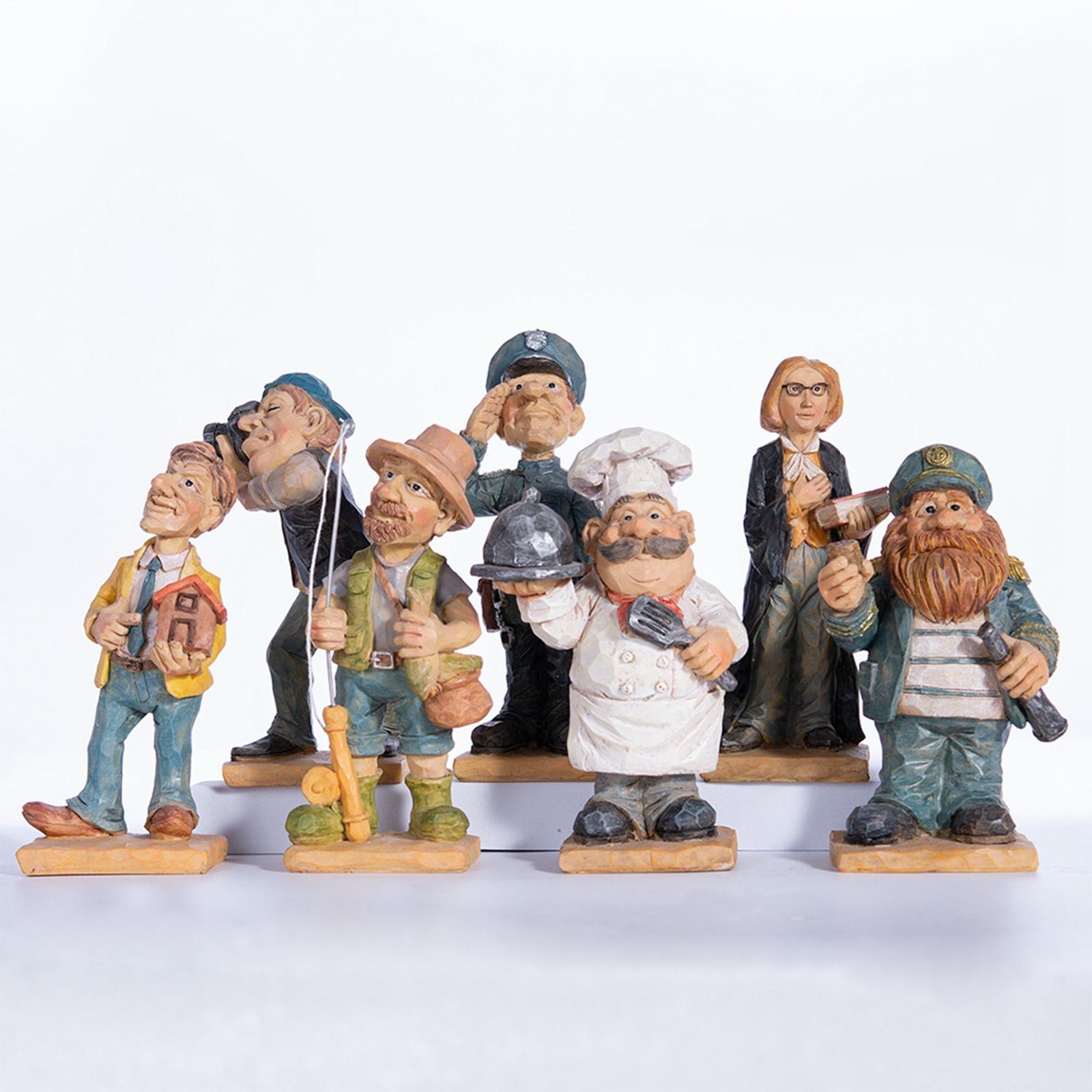 People Figures Standing Doll Sculpture for Kids Gift