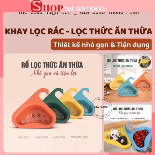Khay treo bồn rửa bát có lưới lọc rác đa năng, tiện dụng 88302 THẾ GIỚI TIỆN ÍCH
