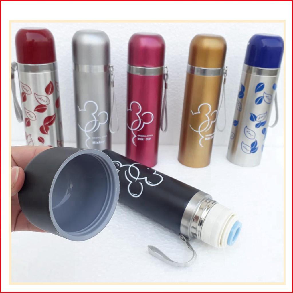 Bình giữ nhiệt 500ml hình in 1 màu Model22001 ly cốc cách nhiệt