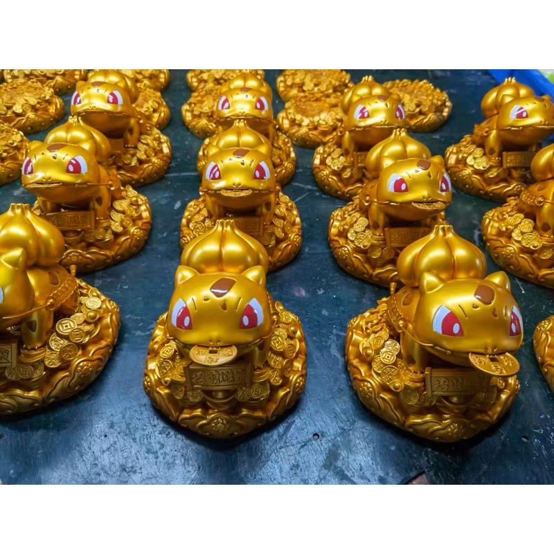 Mô Hình May Mắn Và Kho Báu Miêu Ếch Hạt Giống Trang Trí Xe Ô Tô Mô Hình Búp Bê Đóng Hộp Quà Tặng