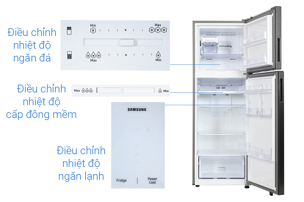 Tủ lạnh Samsung Inverter 305 lít RT31CG5424B1SV - HÀNG CHÍNH HÃNG