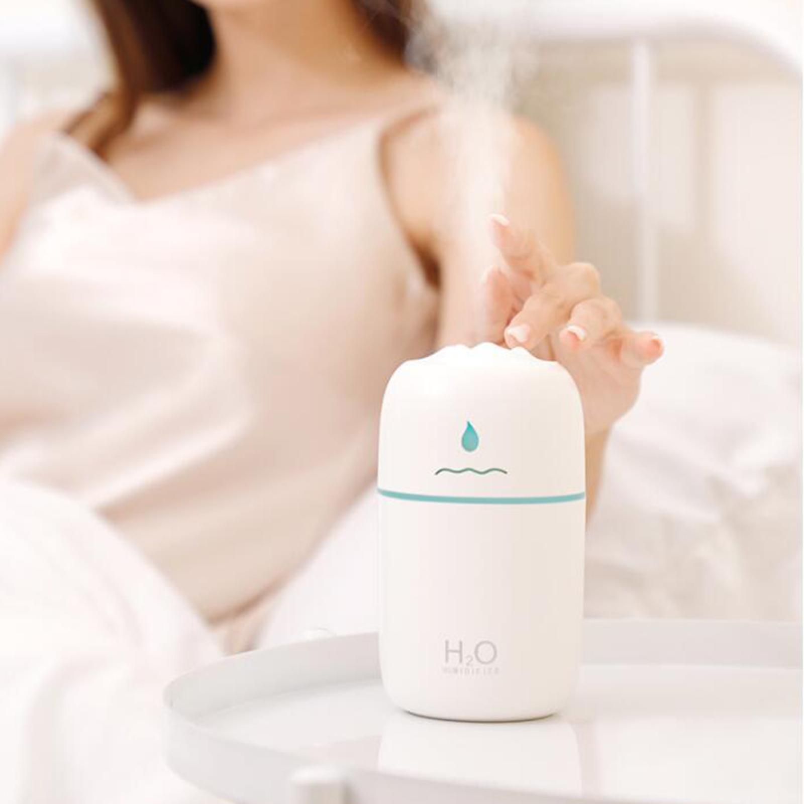 280ml Large Capacity Air Humidifier LED Night Light Diffuser Kitchen