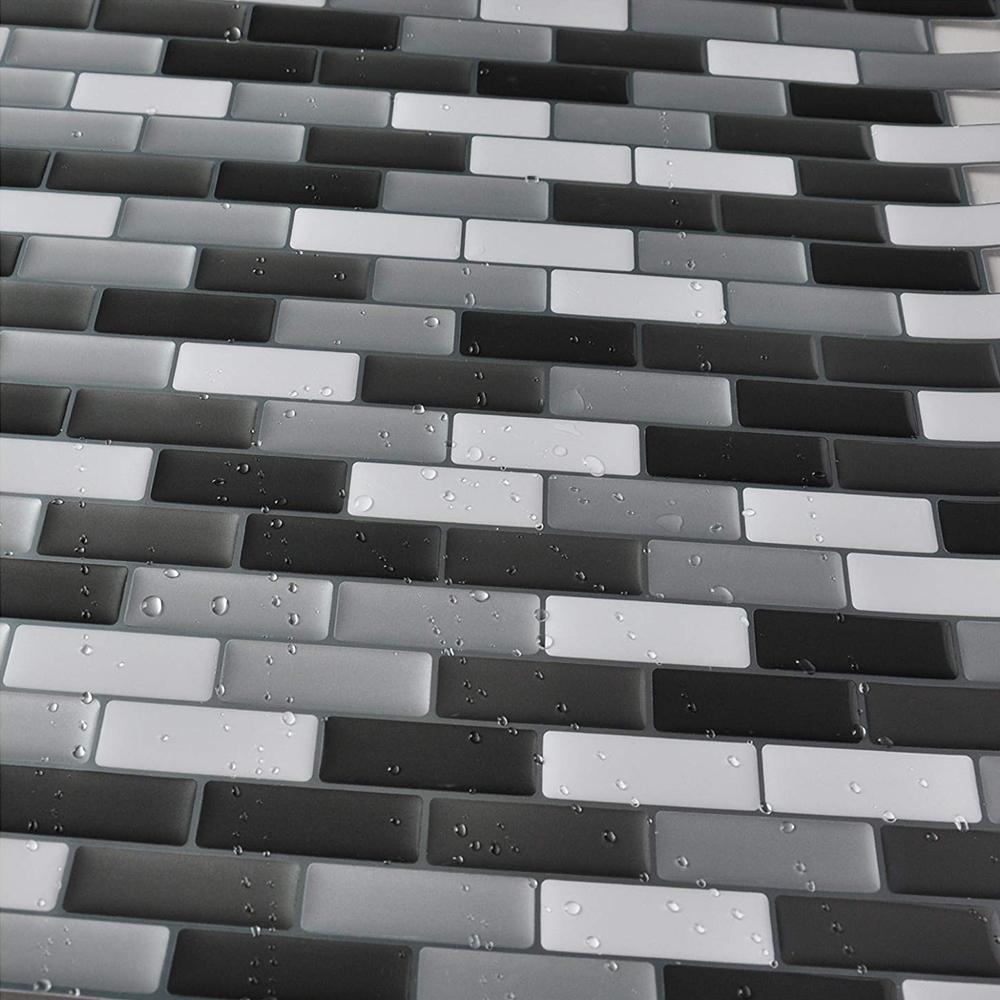 Hình dán tường 3D cho Nhà bếp và Phòng tắm Kính giả gạch men