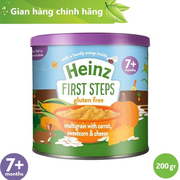 Bột Ngũ Cốc, Cà Rốt, Phomai Và Bắp Ngọt Nghiền HEINZ 200g