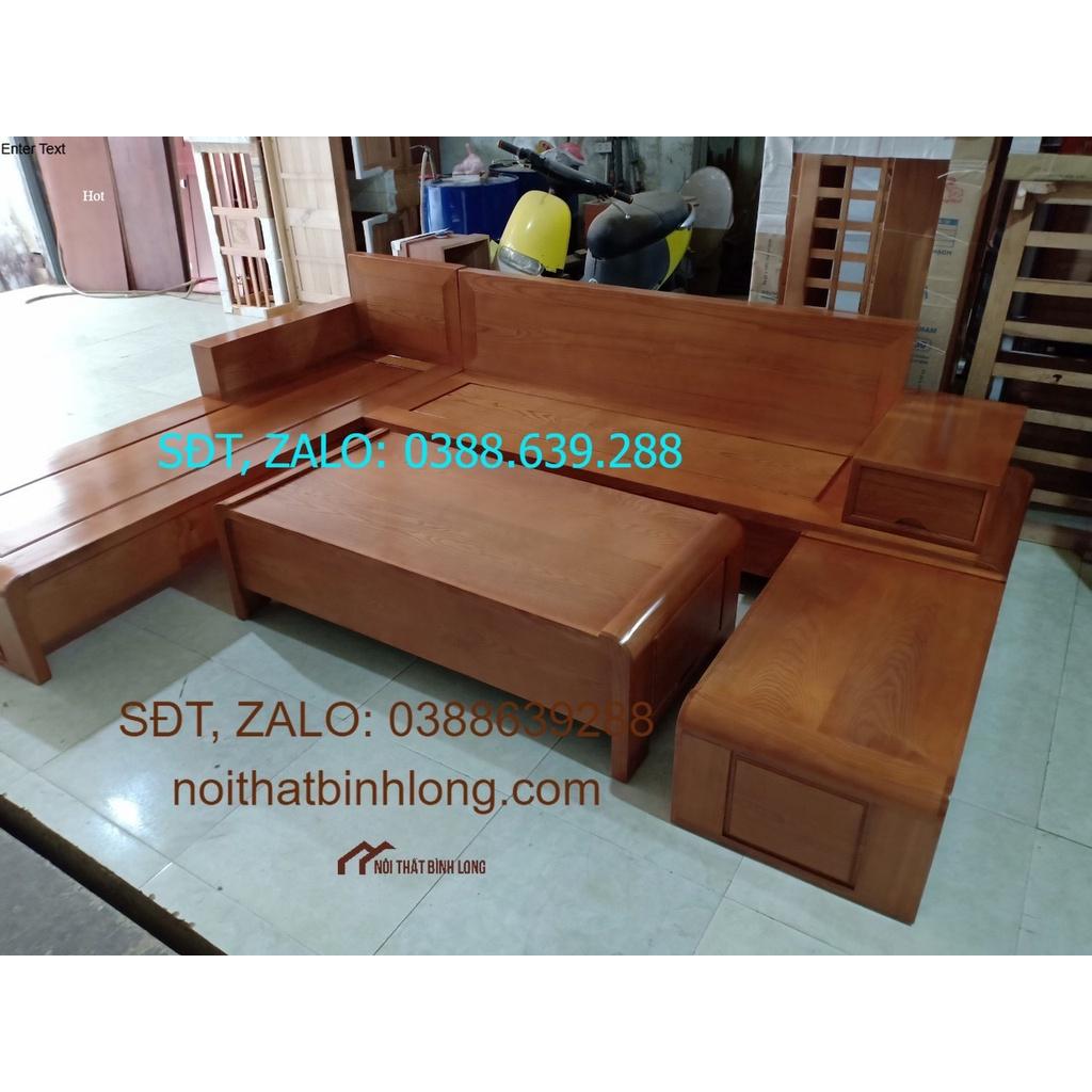 Bộ bàn ghế gốc lớn gỗ sồi