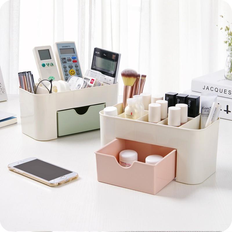 Kệ đựng mỹ phẩm mini có ngăn kéo tiện dụng