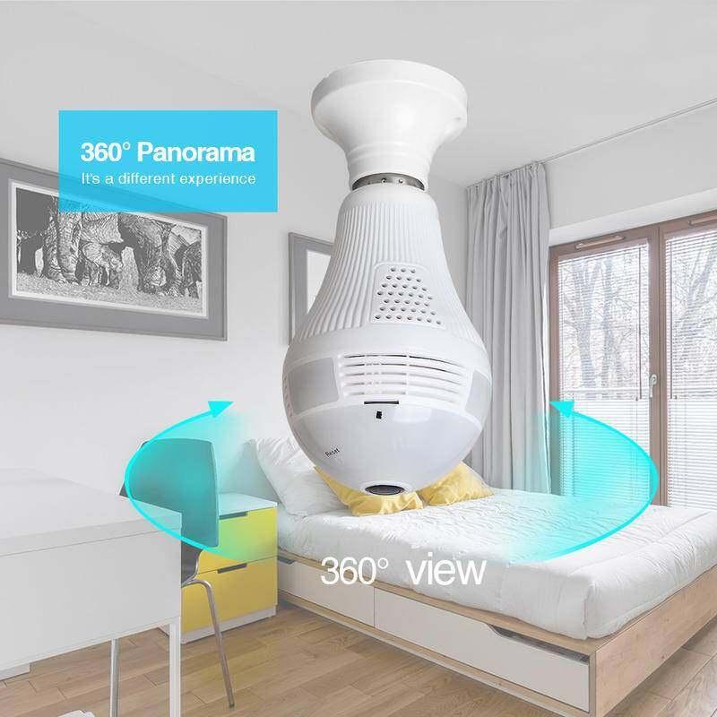 (Lỗi 1 đổi 1)  Camera Yoosee 360 Độ Không Dây Hình Bóng Đèn Mắt Cá Tích Hợp WiFi xem toàn cảnh panorama - Hàng chính hãng