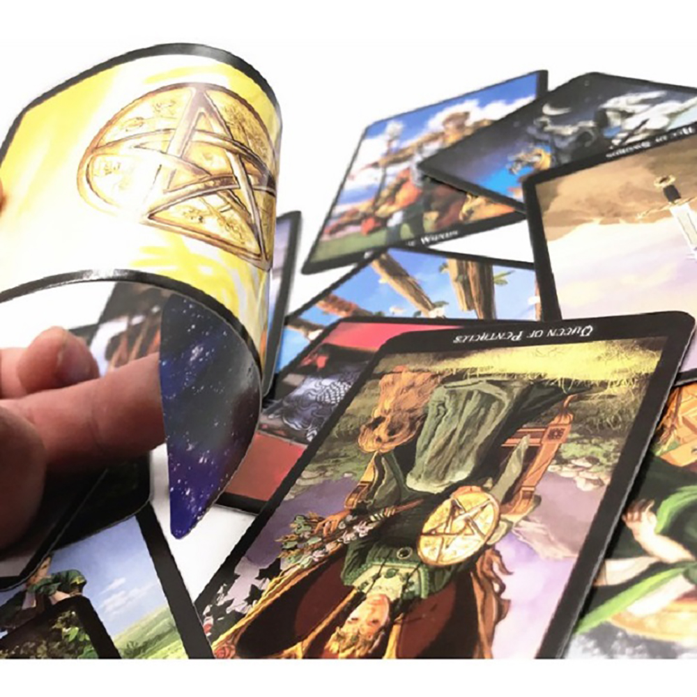 [Size Gốc] Bài Tarot Witches 78 Lá Bài Size 7x11.7 Cm Đá Thanh Tẩy