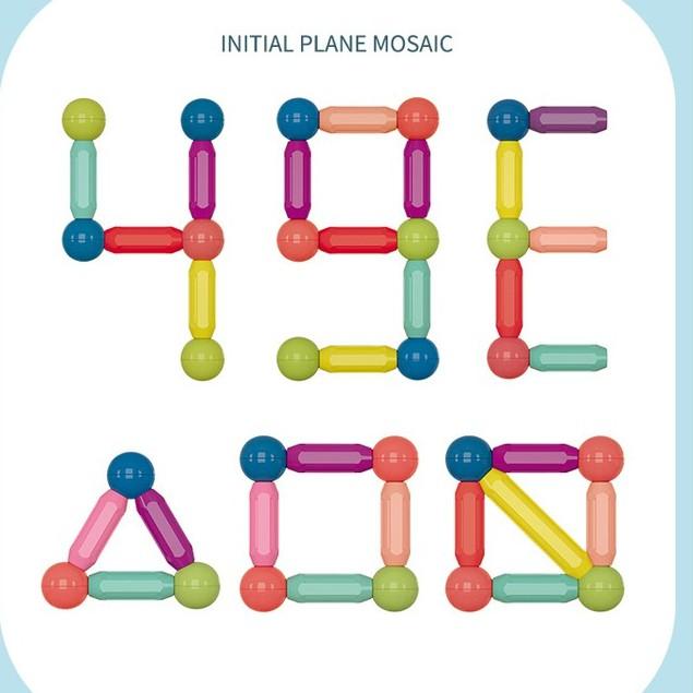 Đồ chơi xếp hình nam châm lego thông minh phát triển trí tuệ tư duy logic sáng tạo cho bé Magnetic Sticks Temo Toys