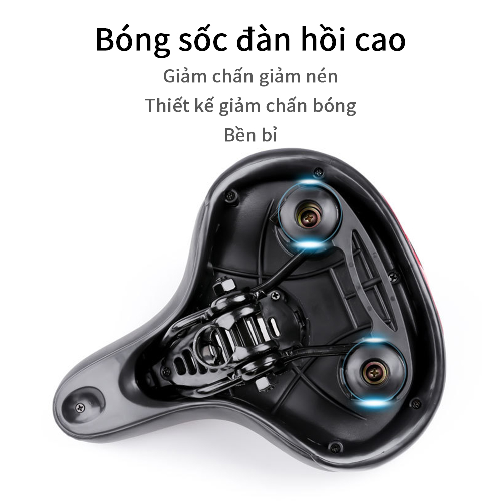 OneTwoFit Đệm Yên Xe Đạp Thể Thao Đàn Hồi Mềm Dày Thoáng Khí Cao Cấp  ET003201