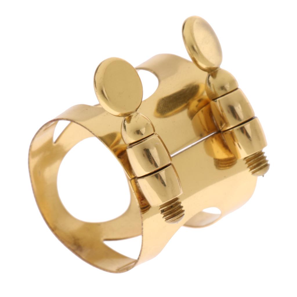 Sunnimix Kim Loại KÈN SAXOPHONE EB Đầm Kẹp Cho Saxophone Alto Linh Kiện Thay Thế