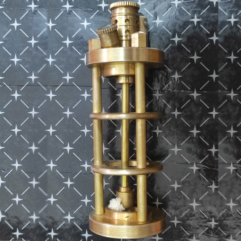 Vỏ Hột Quẹt Bật Lửa Xăng Đá TC17 Thủ Công Làm Bằng Đồng Nguyên Chất Trong Suốt Thiết Kế Tinh Tế, Sang Trọng