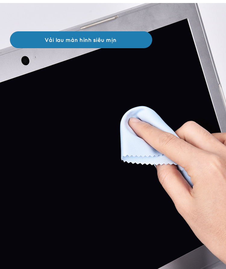 Bộ vệ sinh làm sạch cho Bàn Phím Macbook / Laptop / Airpods / Màn hình, Lỗ Loa, Cổng Sạc iPad / iPhone / Samsung / Smartphone - Hàng Chính Hãng