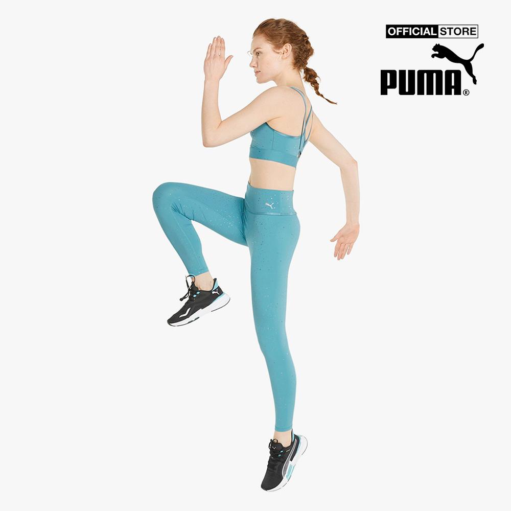 PUMA - Quần legging thể thao nữ Stardust High Waist Printed 7/8 Training 521375