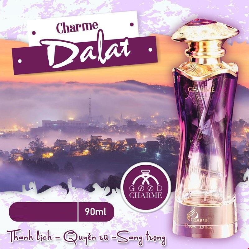 Nước hoa nữ cao cấp, Charme Dalat, lưu hương lâu, mở ra một không gian ấm áp của cánh đồng hoa, 90ml