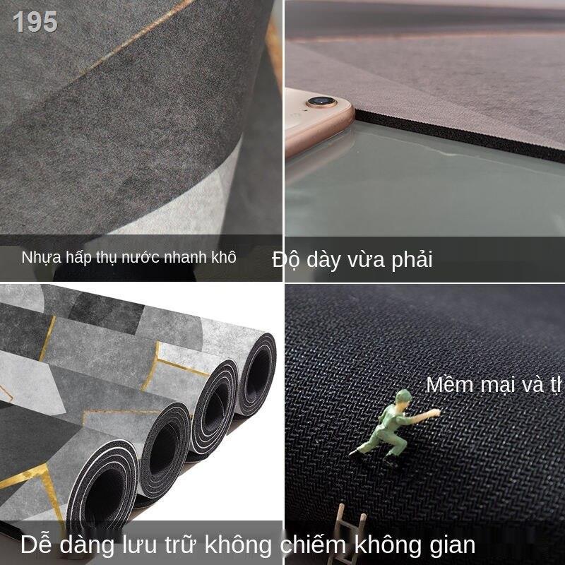 Thảm bùn tảo cát mềm, thấm phòng tắm cao cấp nhẹ, chống trơn trượt cửa tắm, chà sàn nhanh khô gia dụng
