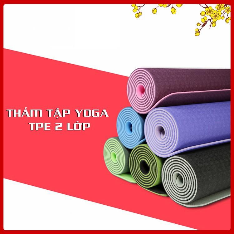 THẢM TẬP YOGA 2 LỚP