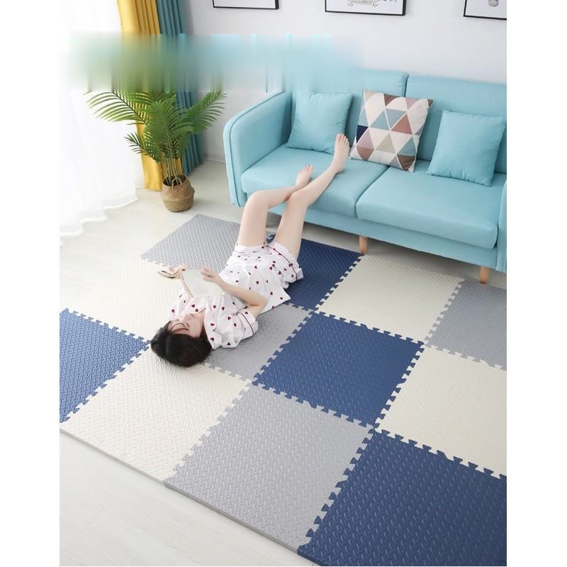 Thảm tập gym yoga chống trơn trượt, chống bể vỡ sàn nhà, chống tiếng ồn loại 30x30cm