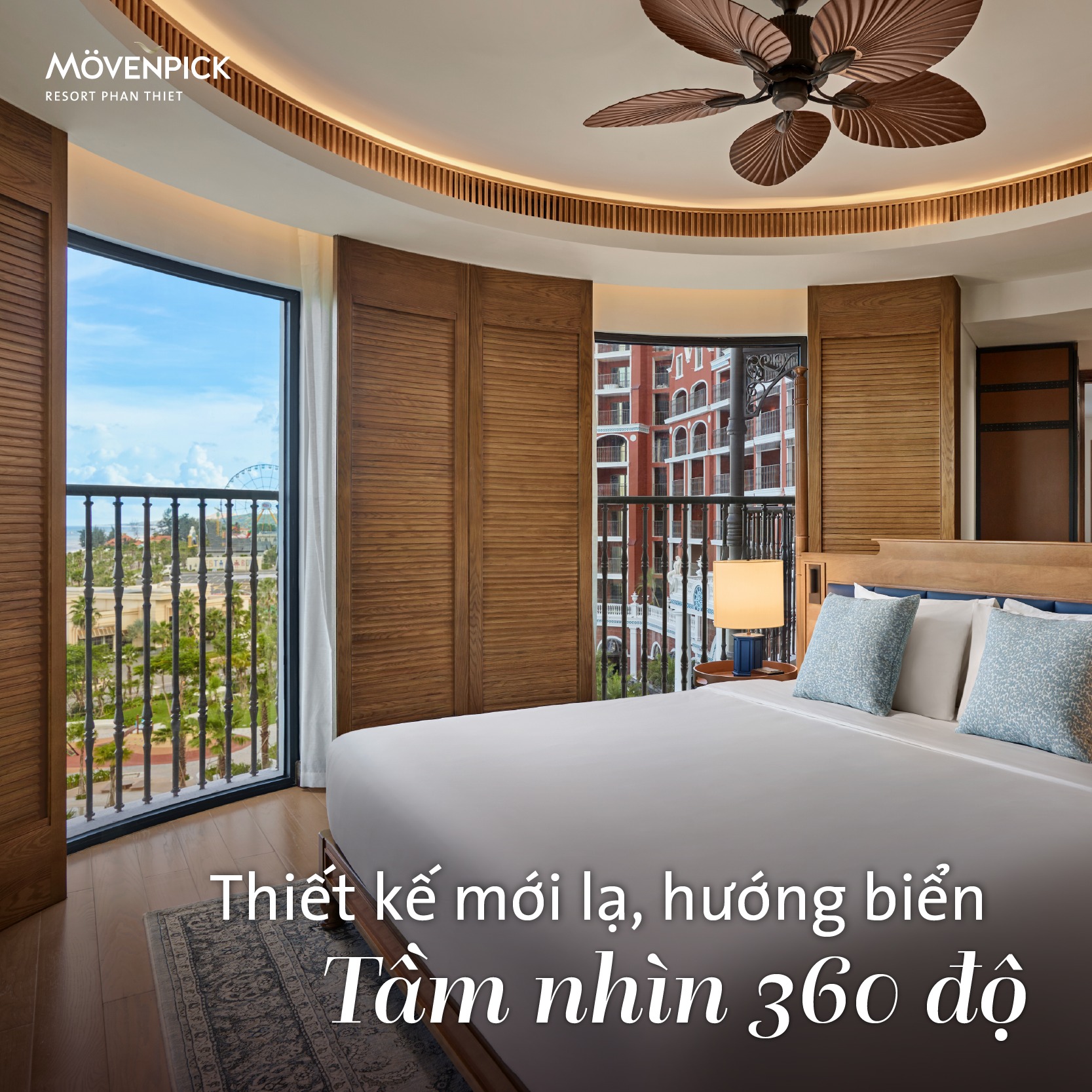 Nghỉ Dưỡng 2N1Đ Movenpick Resort Phan Thiết + Ăn Sáng + Tận hưởng "Chocolate Hour" + Giảm 15% Dịch Vụ F&B + Miễn Phí Nâng Hạng Phòng