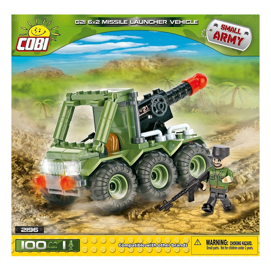 Bộ xếp hình xe phóng pháo Cobi 2196