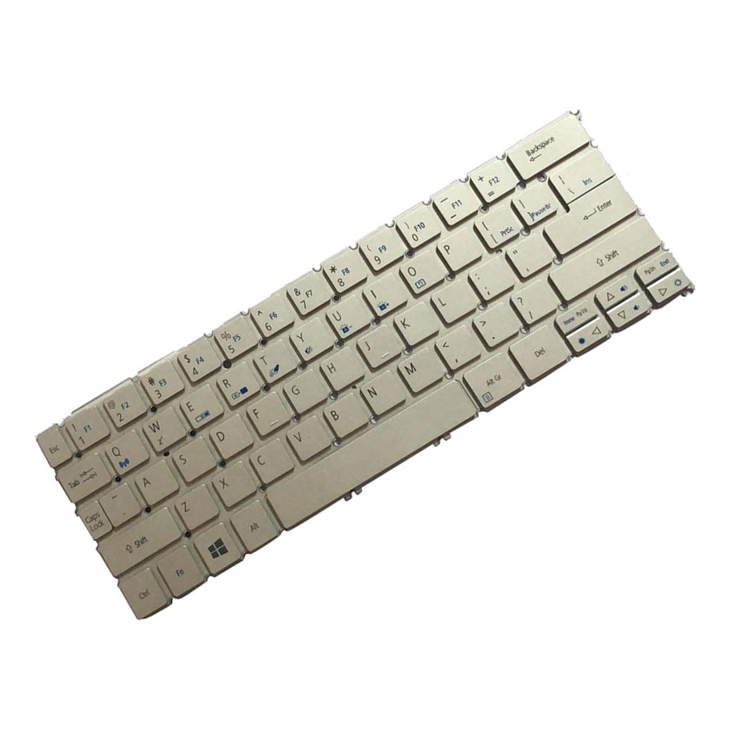 US English Replacement Keyobard White Color for Aspire P3-131 P3-171 Laptop