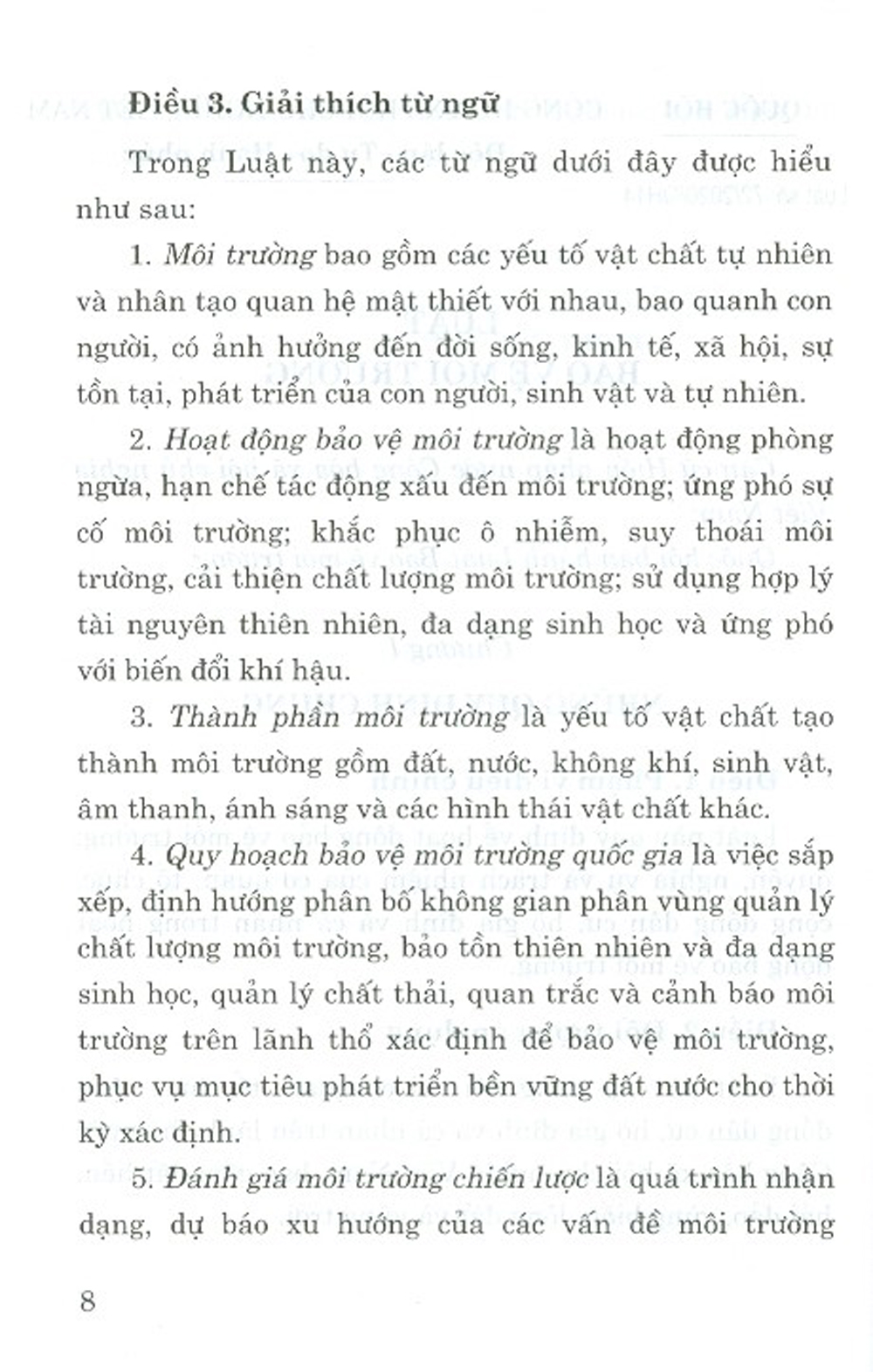 Luật Bảo Vệ Môi Trường