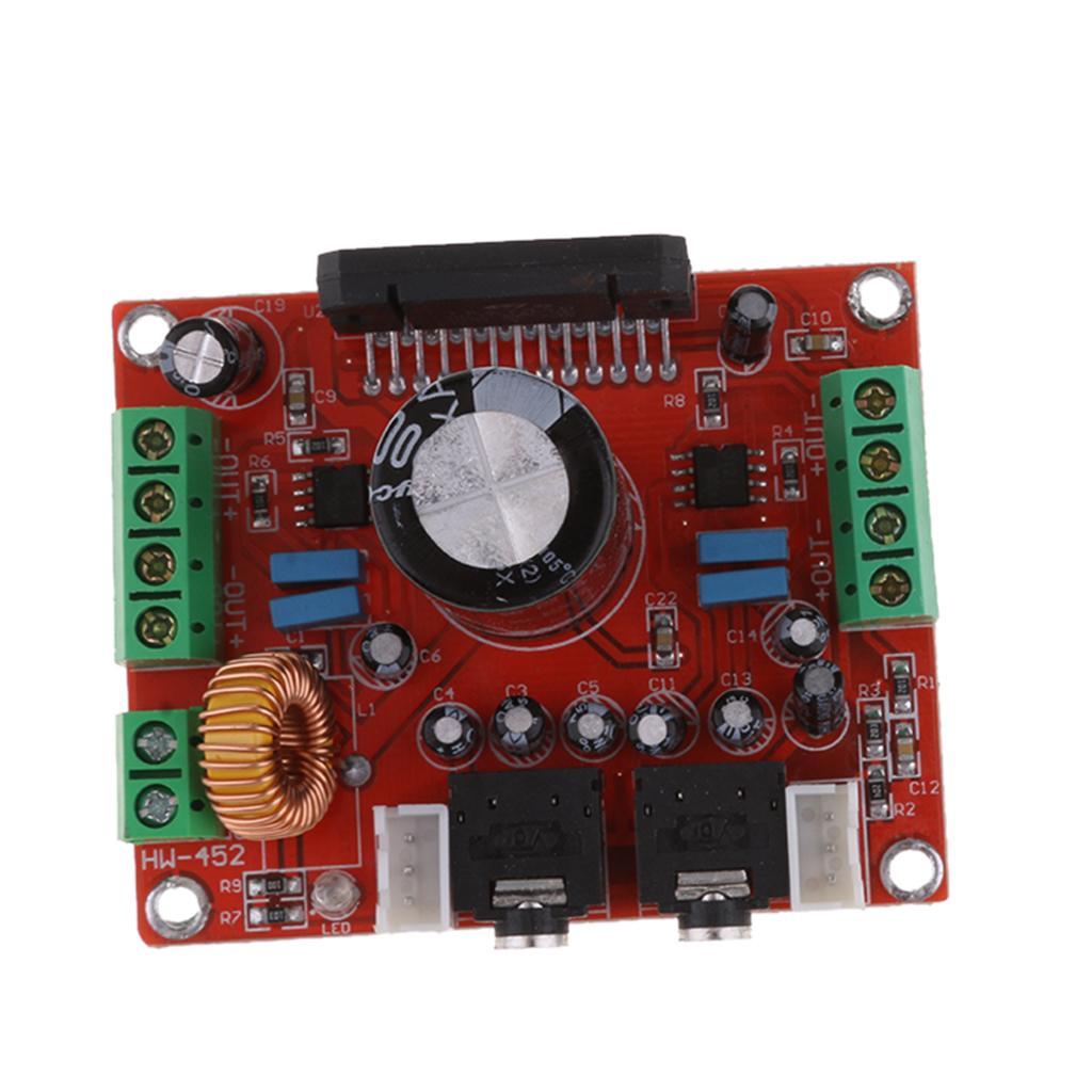 TDA7850 4X50W Car Audio Power Amplifier Board Module BA3121 Denoiser Red
