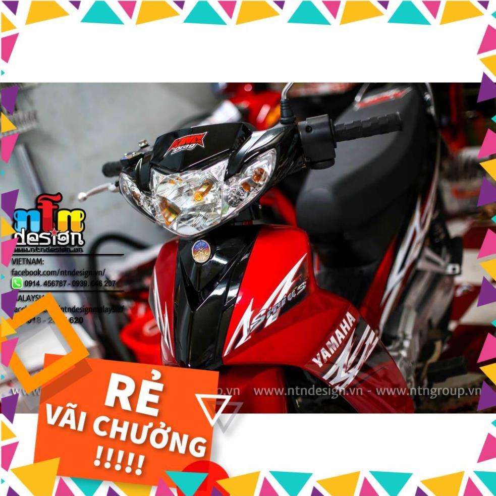 Tem Rời Sirius Mẫu Hoa Văn Đỏ Trắng Đen