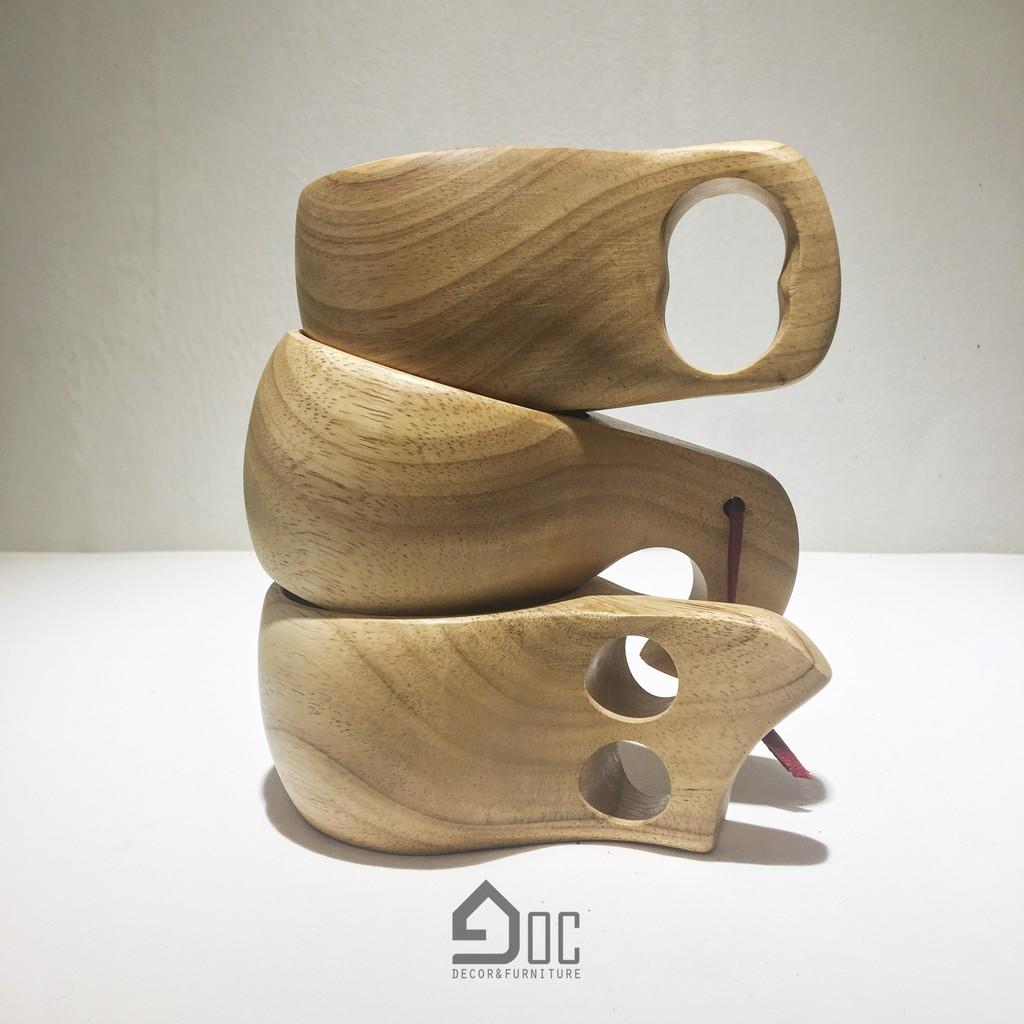 Cốc gỗ Kuksa Bushcraft