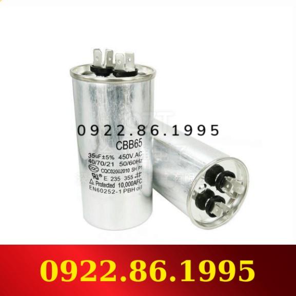 Tụ Khởi Động Máy Nén Điều Hòa Không Khí Cbb65 5/10/20/25/30/35/40/45/50/55/60/65/70/75/80/90/100Uf 450V hàng mới v