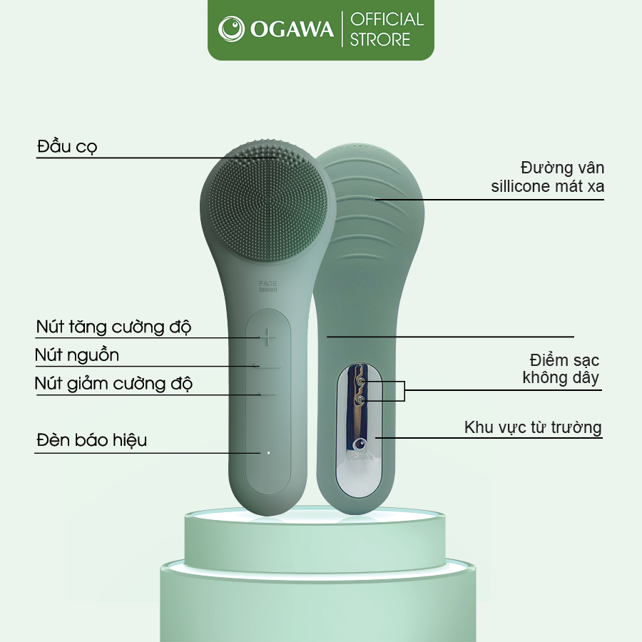 Máy rửa mặt Siêu âm OGAWA Beauty Cleansing