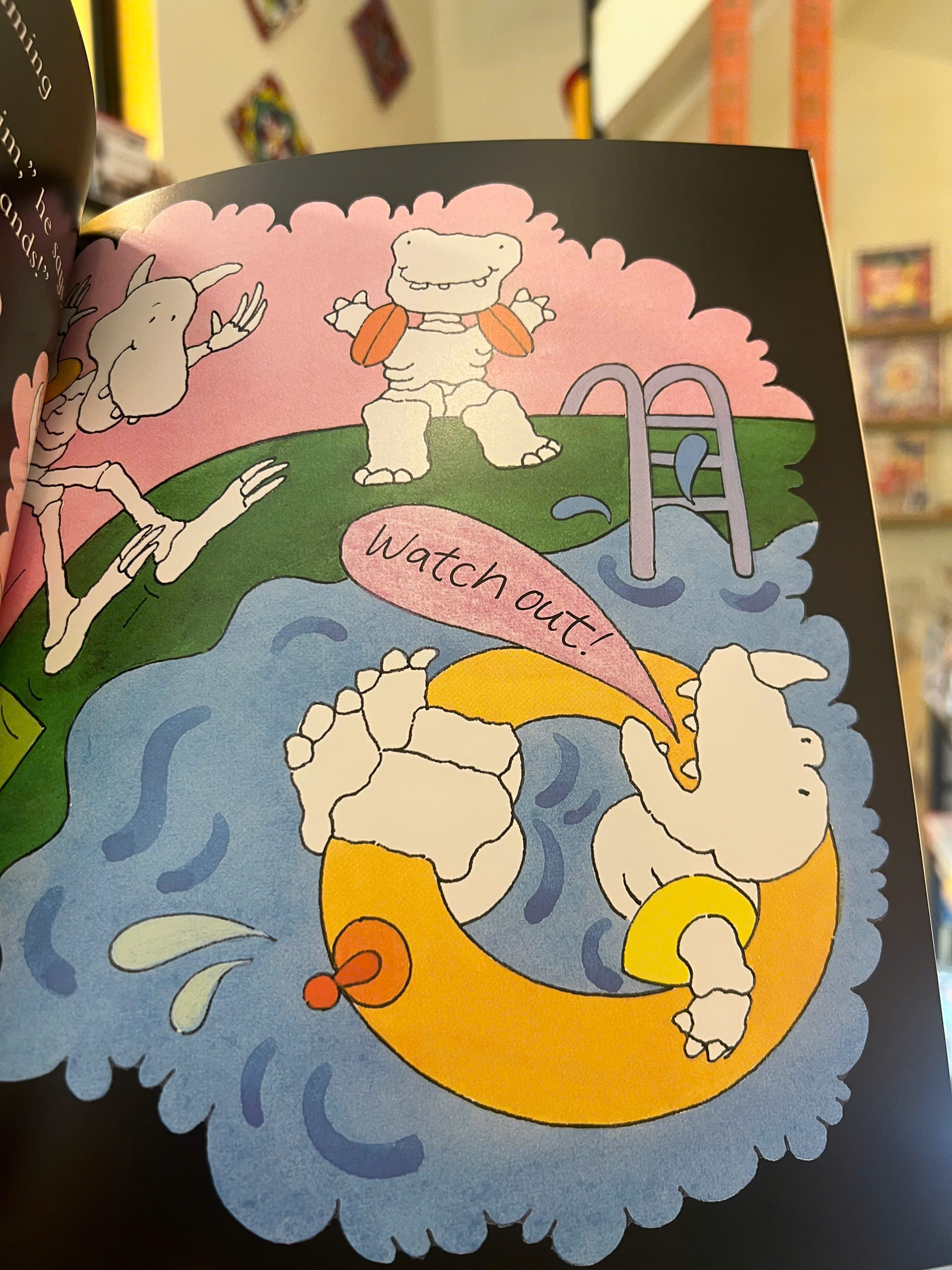 Sách - Dinosaur Dreams (Funnybones Series) | Childrens Picture Book / Ngoại văn Thiếu nhi Nhập khẩu
