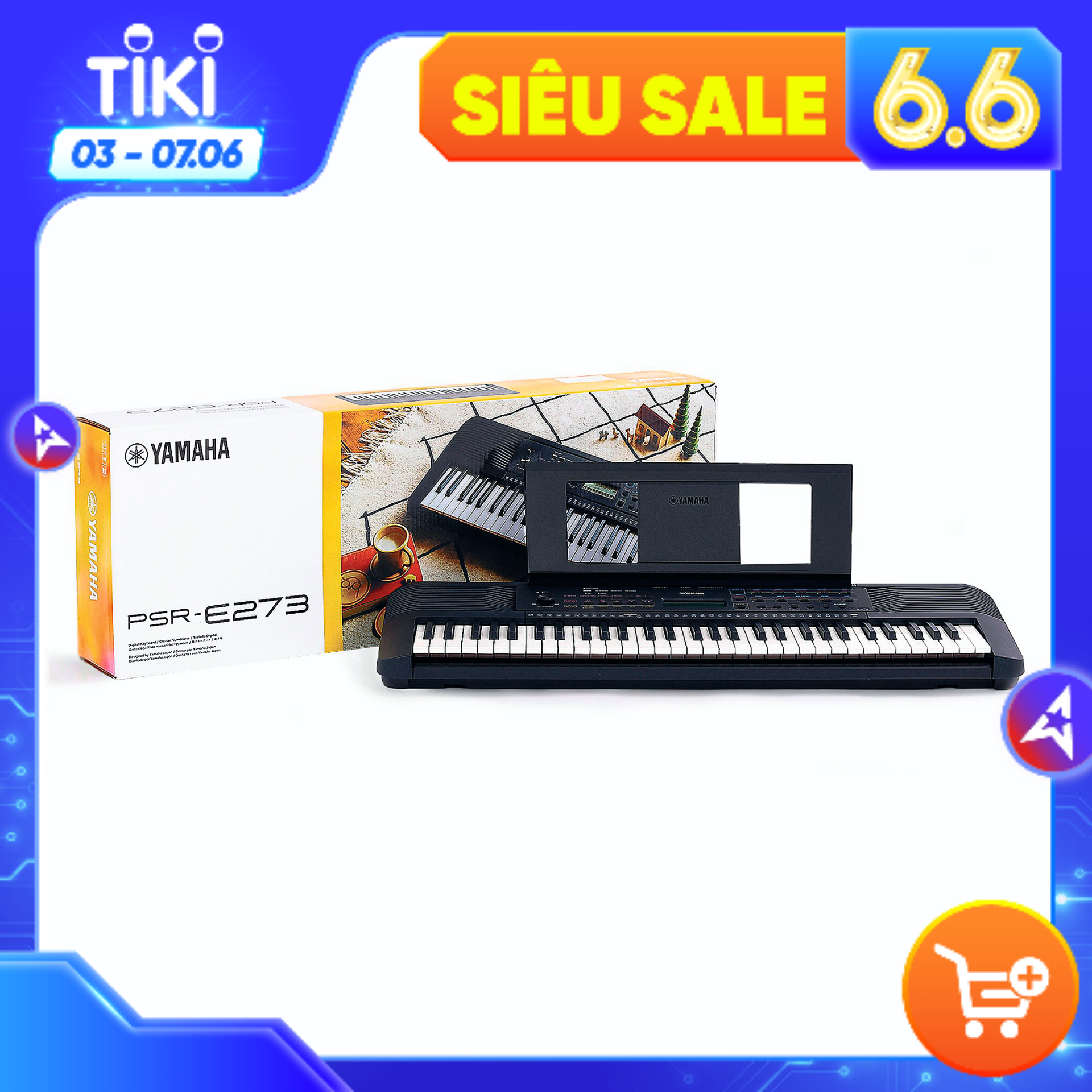 Đàn Organ Yamaha PSR-E273 Keyboard Bản Sơ Cấp 61 Phím, Nhiều Âm Thanh Chức Năng Khác Nhau, Phù Hợp Với Người Mới Bắt Đầu