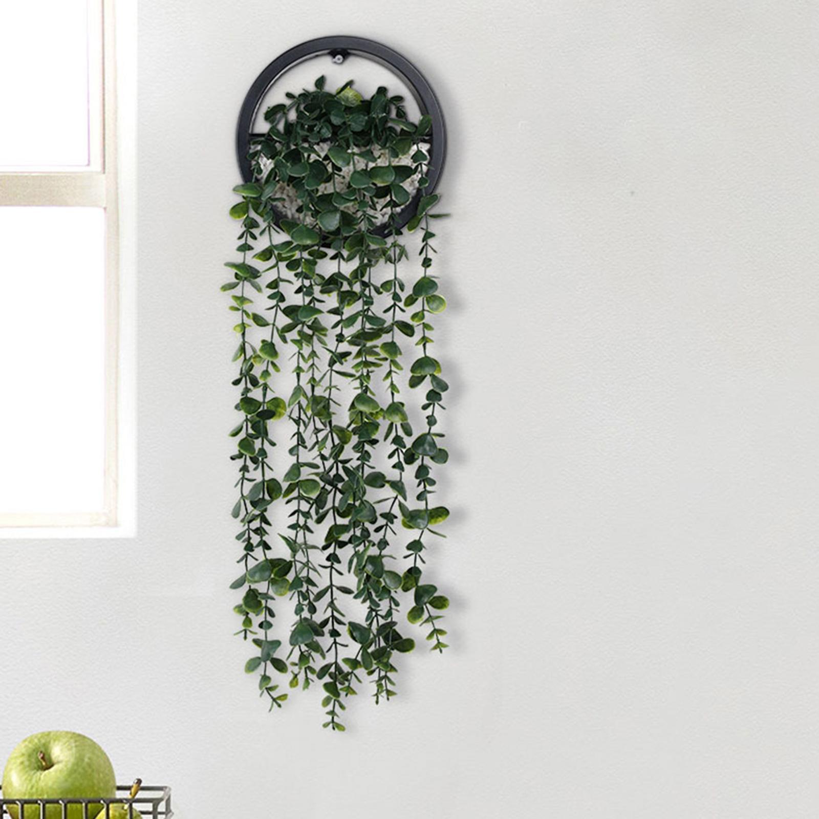 Artificial Hanging Plants Fake Wall Plants for Outside Home Decor