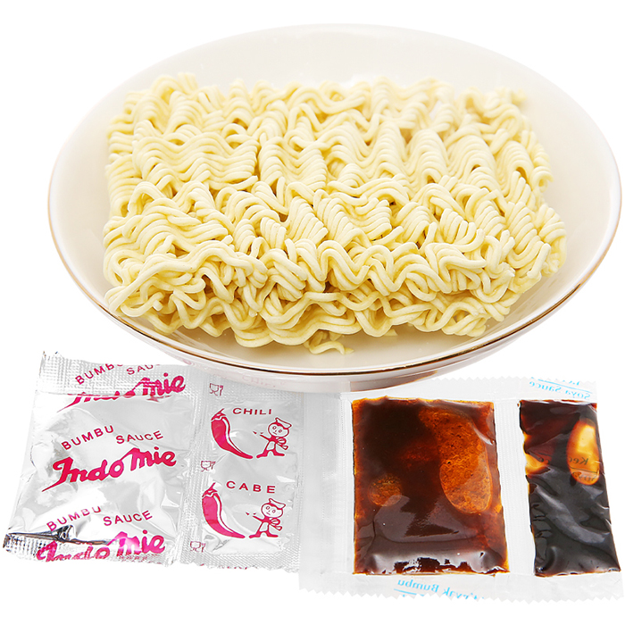 Mì Goreng Rendeng Vị Bò Cay Indomie (91G X 40 Gói/Thùng)