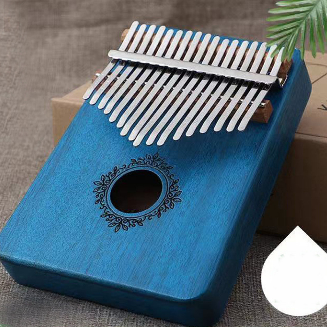 Kalimba 17 phím gỗ Mahagony - Tặng túi đựng đàn xinh xắn và Phụ Kiện