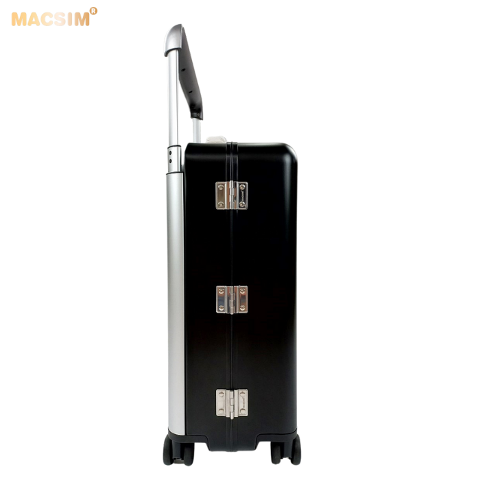 Vali hợp kim nhôm nguyên khối MS1403 Macsim cao cấp màu xanh Green, màu đen, màu bạc, màu blue