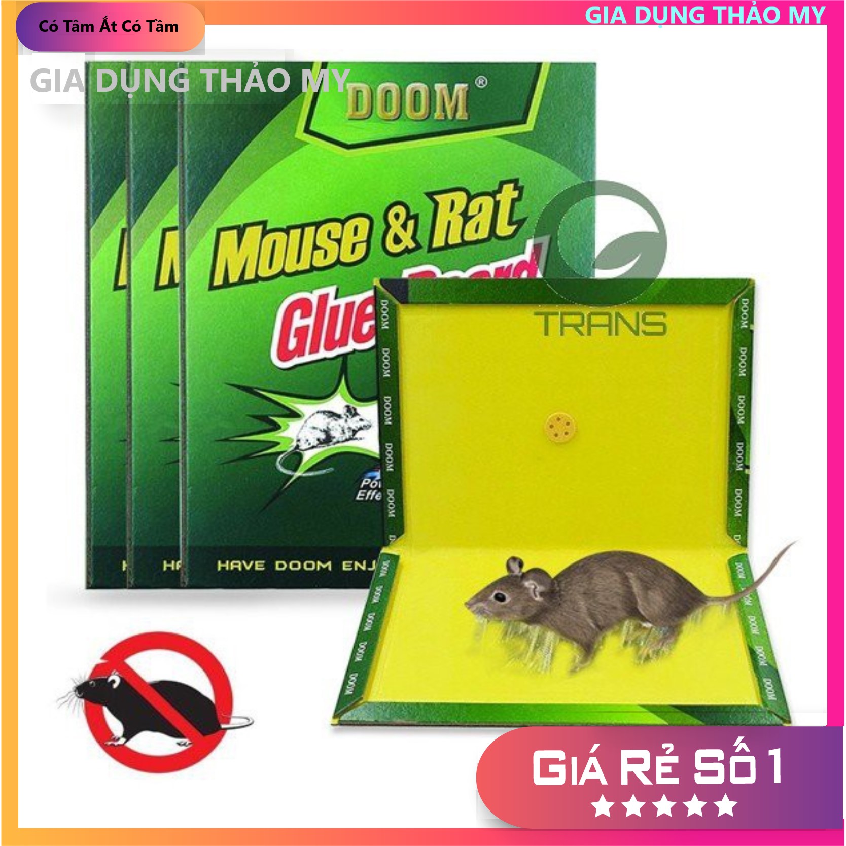 Miếng keo dán chuột Siêu Dính An toàn khi sử dụng