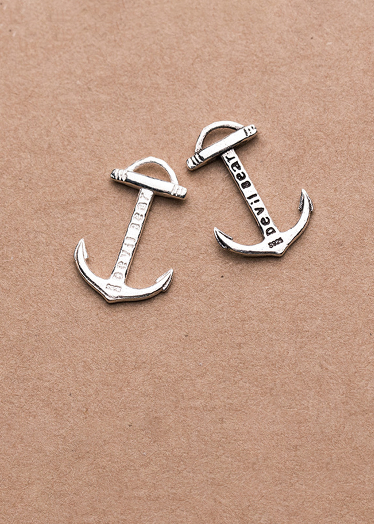 Combo 2 cái charm bạc hình mỏ neo treo - Ngọc Quý Gemstones