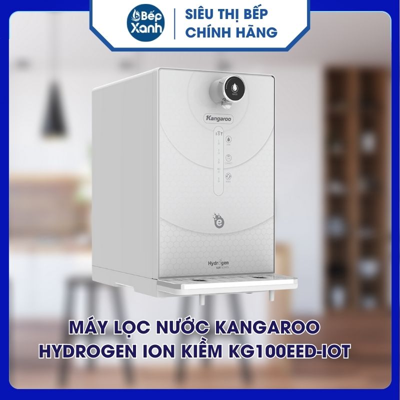 Máy lọc nước Kangaroo Hydrogen ion kiềm KG100EED-IoT - Hàng Chính Hãng