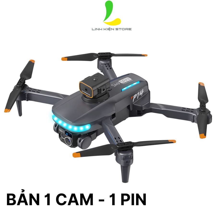 Flycam P14 - Thiết bị bay giá rẻ có camera kép HD, tích hợp nhiều tính năng thông minh và dung lượng pin khủng