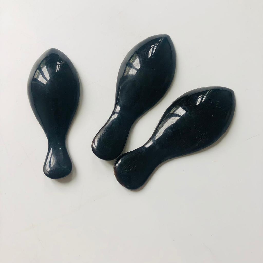 Thìa Muỗng Sừng Đen Nhỏ Xinh, Thìa Xúc, Muỗng Nêm Gia Vị, Soup, Chè, Chụp Ảnh Decor Xinh Xắn