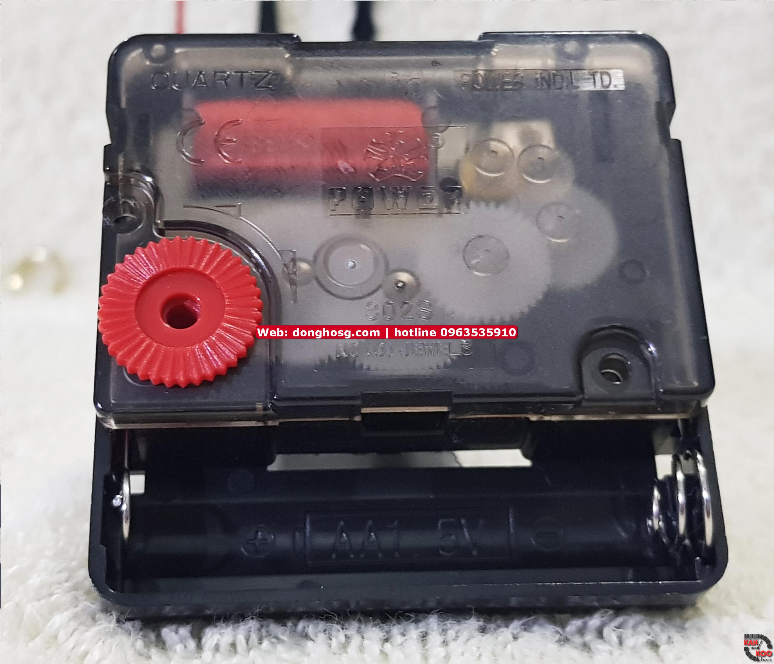 Máy đồng hồ treo tường kim trôi XỊN hiệu Power bảo hành 5 năm