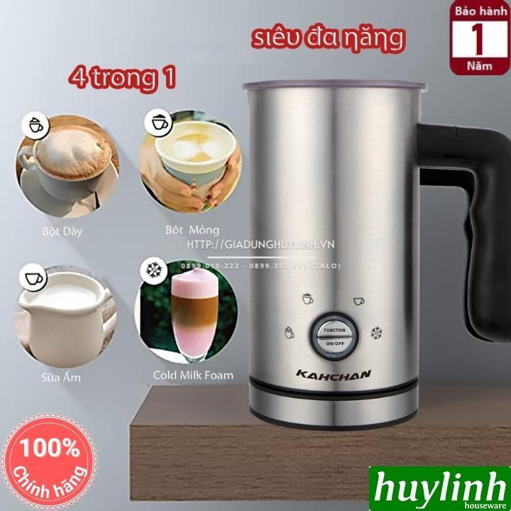 Máy đánh sữa tạo bọt pha cacao Kahchan EP2198 - 4 chức năng - 600ml - Hàng chính hãng