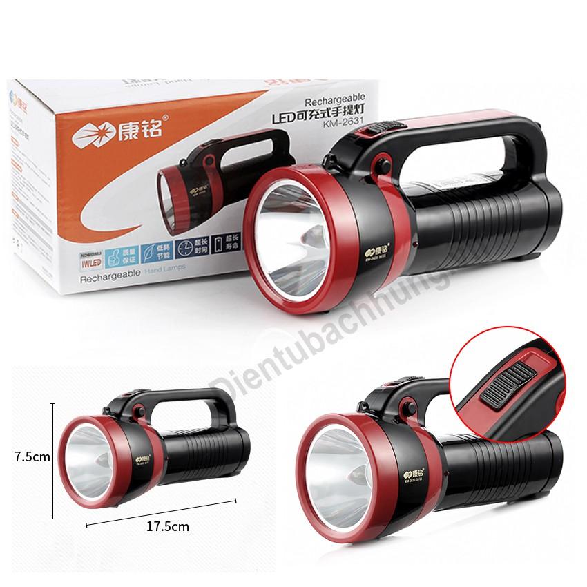 Đèn pin LED siêu sáng 2 trong 1 KM-2626